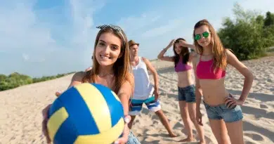 activités ludiques beach volley