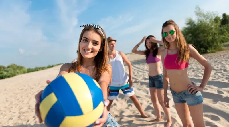 activités ludiques beach volley