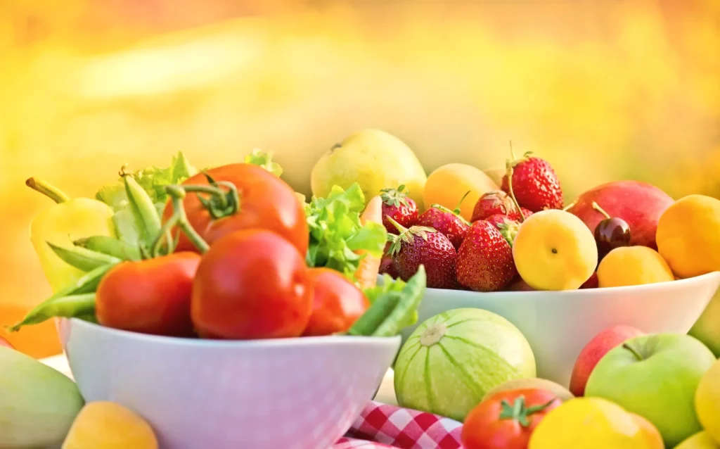 fruits et légumes de saison en juin